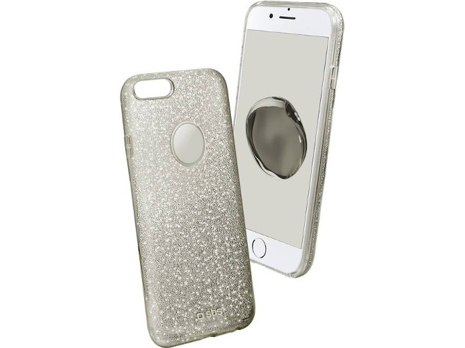 Carcasa iPhone 7 Plus, 8 Plus SBS Sparky Plateado