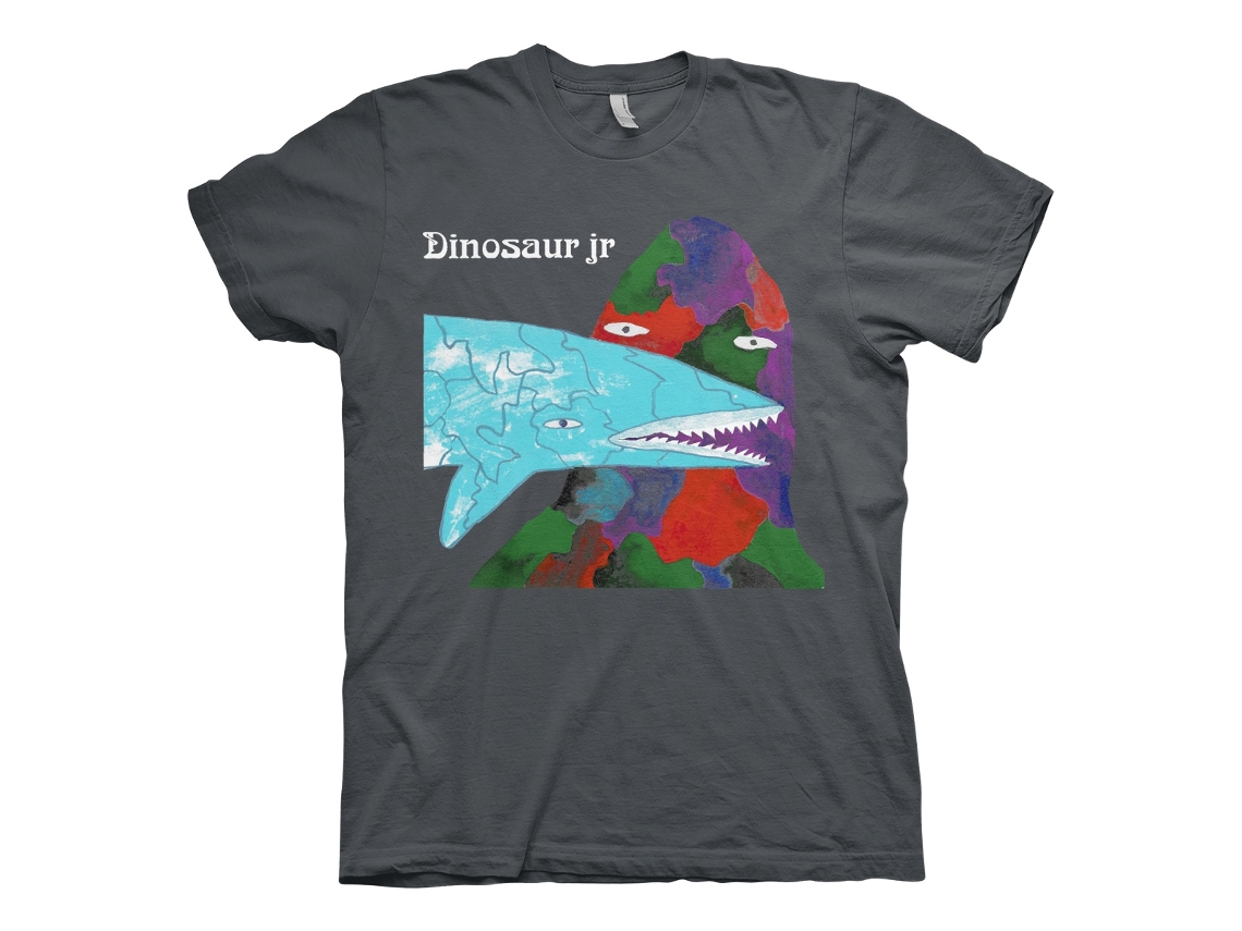 Dinosaur Jr. Fish Dood T-shirt Rockinstone Unisex Adults Best Sellers Size:m