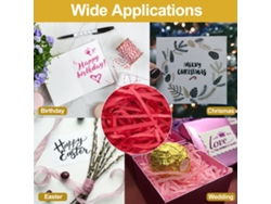 KOFIHETY Hierba triturada en hebras, relleno para cajas de regalo con gran capacidad de absorción de impactos, material PP suave al tacto, ideal para envolver 