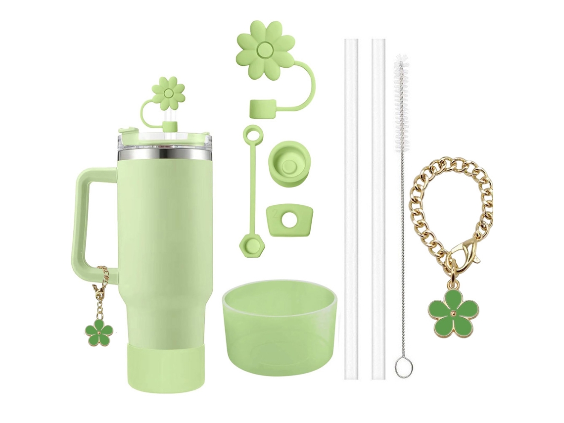 Juego de accesorios para tazas de 9 piezas de Mdug (verde)