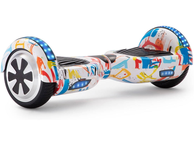 Hoverboard E-RIDES Graffiti Blanco