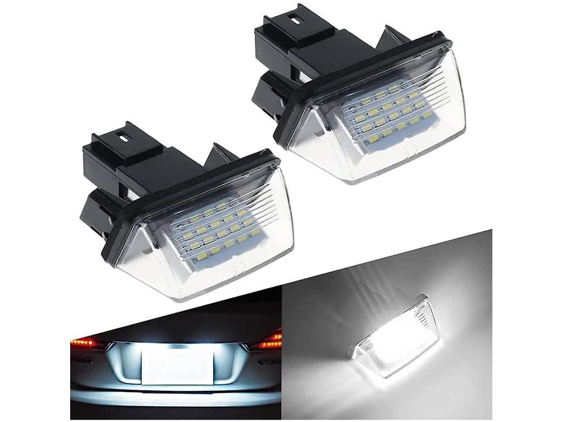 Luz LED para matrícula de 6000k, 24 bombillas SMD, 400-420lm, para BMW E87 E81 F20 E63 Z4 Mini R55 R60 R61