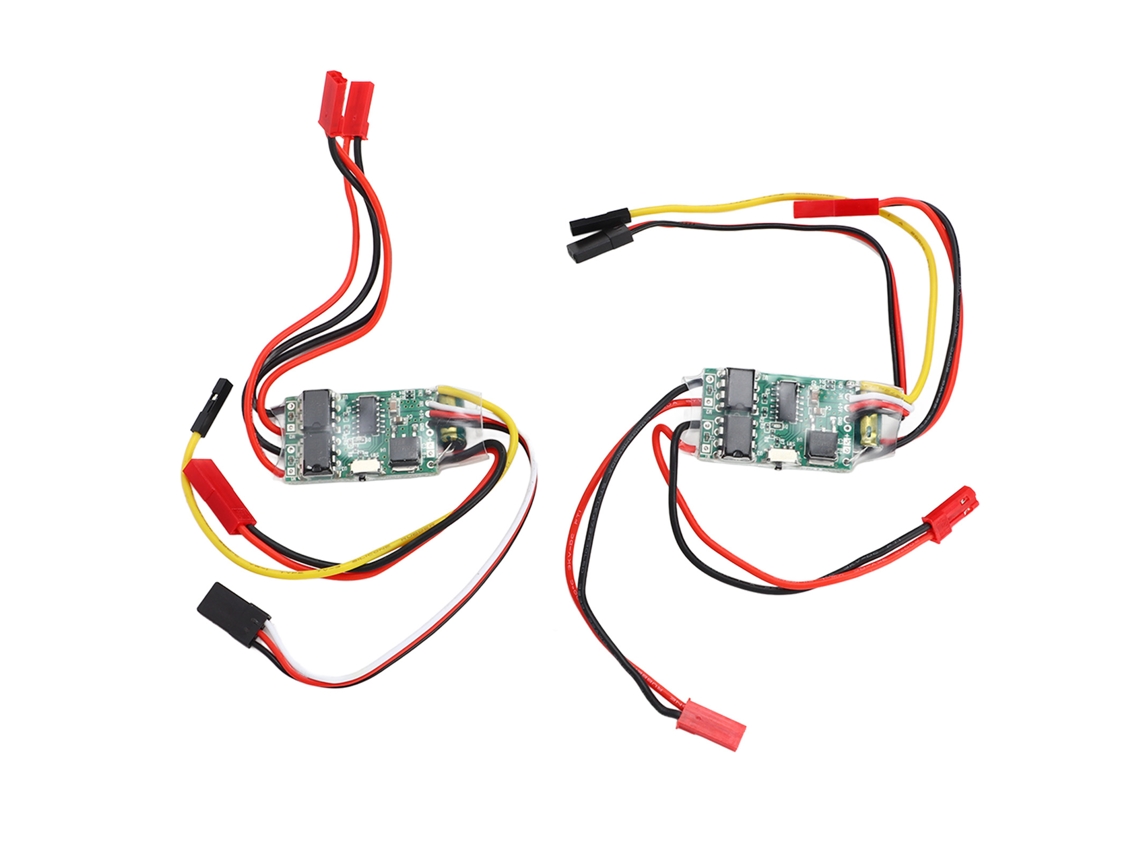 Mali 2pcs Dual Way Bidirectional Brush ESC para Barco Tanque Modelo RC Motor de Escobilla 130 180