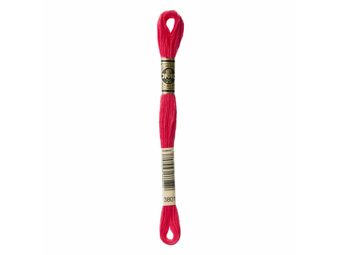 Hilo de Bordar DMC Mouline 117Mc Vermelho 3801