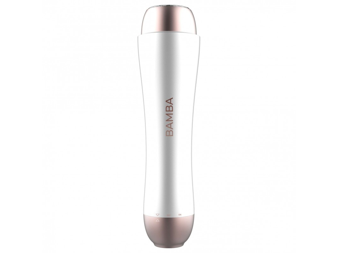 CECOTEC Rasuradora facial Bamba FaceCare Smooth, Cuchilla de Acero inoxidable, Se adapta a la piel, Impermeable IPX5, Capuchón protector