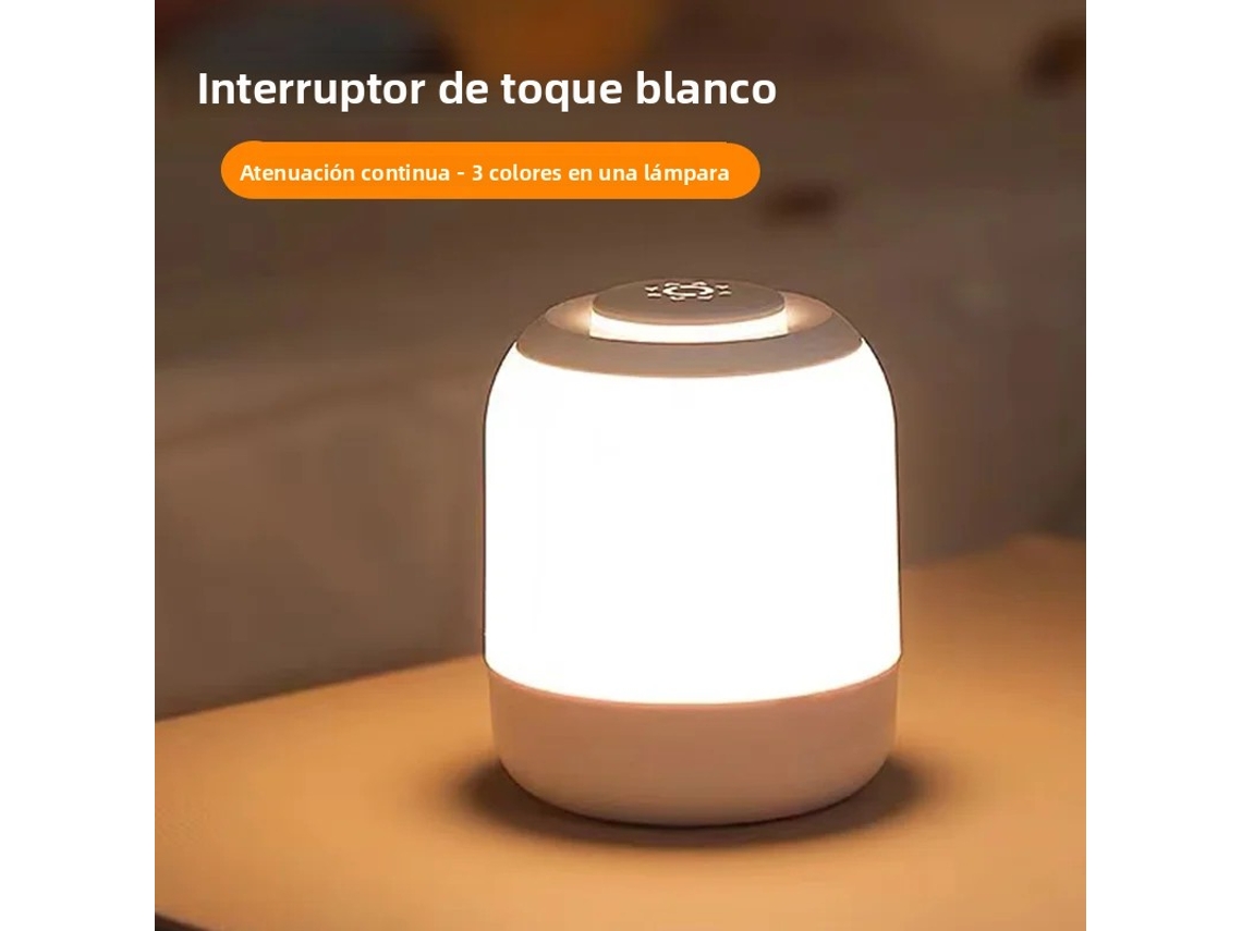 (versión Usb) Luz De Noche Led Táctil Portátil Para Dormitorio Con Sensor Táctil