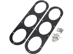 Deflector Aerodinámico De Aluminio Para Parachoques Trasero Universal 2 Piezas Para Coche Racing