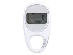 2026-contador De Pasos Pedometer 3d Multifuncional Con Memoria Clip Para Viaje Montañismo Deportes Blanco