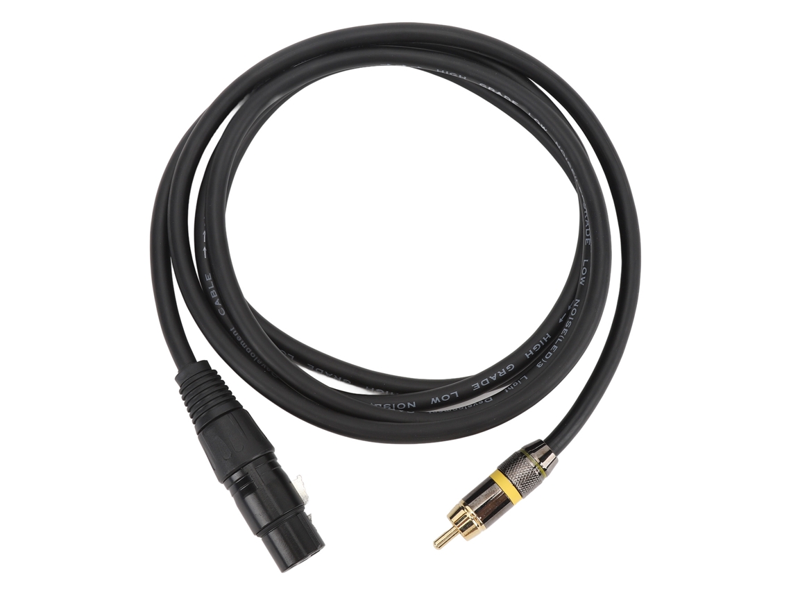 Cable Xlr Hembra A Macho De 2 M, Adaptador De Cable De Micrófono Para Altavoces Y Mesas De Mezclas.