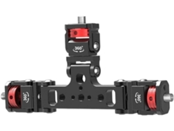 Soporte Triple Para Teléfono Con Adaptador De 360°, 1 4 3 8, Cabezal Roscado Para Cámara.
