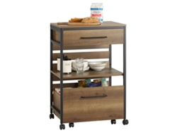 Carro De Cocina Con 1 Cajón Móvil Fkw118-Pf SOBUY