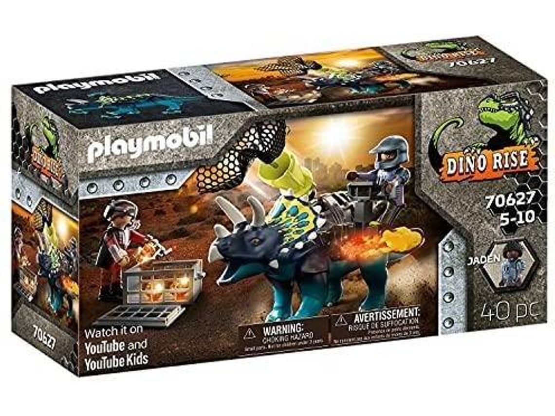 PLAYMOBIL: Triceratops - 70625 (Edad Mínima: 5 - 40 piezas)