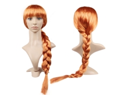 Peluca De Cosplay De Figura De Película Trenza Larga Sintética Para Halloween Navidad Fiesta Disfraces Mujer Diario