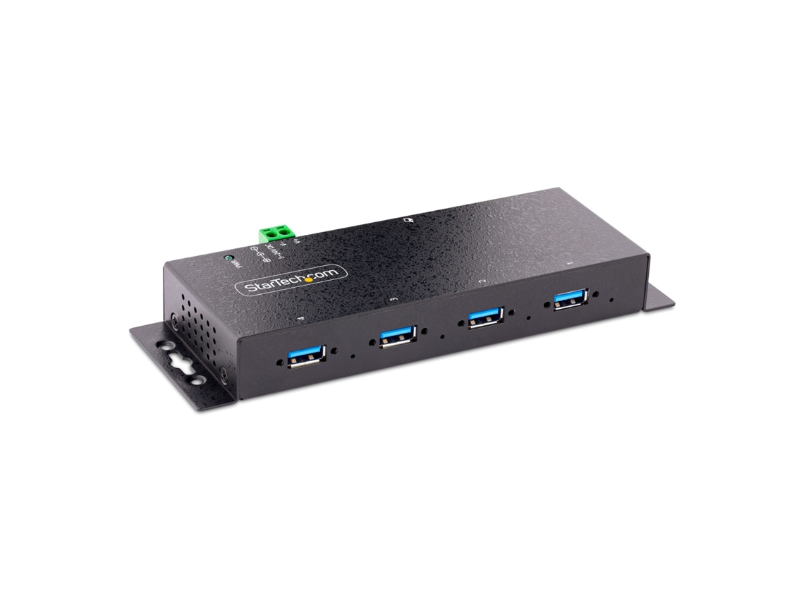 STARTECH.Com 5G4Aindnp-Usb-A-Hub Hub de Interfaz Usb 3.2 Gen 1 3.1 Gen 1 Type-B 5000 Mbit/S Negro