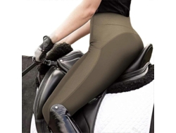 Pantalones De Montar A Caballo Para Mujer Pantalones Skinny Ecuestres Nylon Poliéster Elastano Verde Ejército S Verde Ejército