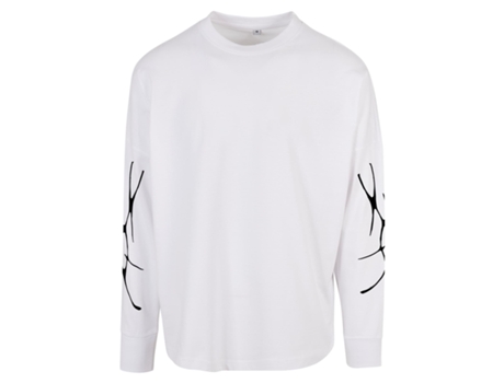 Camiseta Unisex MISTER TEE Larga Blanco (M)