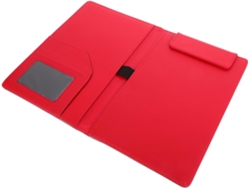 Bloc De Notas Magnético Rojo A5, Soporte Ligero Para Documentos, Pizarra De Fibra De Madera.