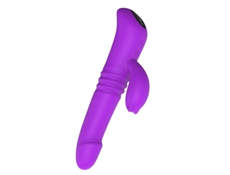 Vibrador de Lengua para Mujer Masajeador Eléctrico Femenino Portátil Vibrador de Clítoris Masajeador con 10 Modos de Vibración Mágicos Púrpura BISB...