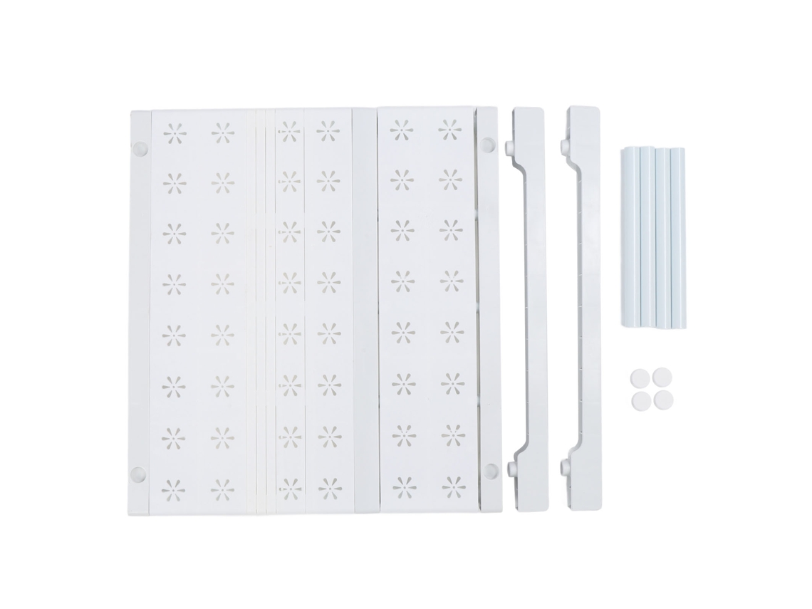 Organizador De Armario Expandible (no Requiere Perforación) Para Estantes De Armarios De 27-38 Cm, 20 Kg