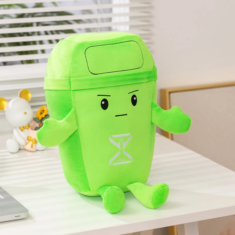 (verde 30 Cm) Funda De Almohada Decorativa De Tela Para Clasificar Basura De Adultos