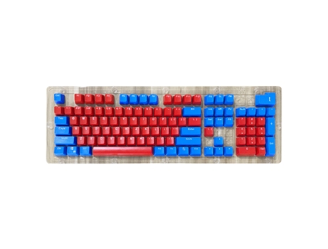104 Piezas Teclas de Teclado Diseño Ergonómico Color Brillante Resistente a la Decoloración Decorativos PBT Teclados Mecánicos Teclas de Repuesto S...