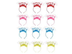 Ats-diadema Led Parpadeante Con Luz Para Fiesta Año Nuevo Decoración Festiva Luminosa
