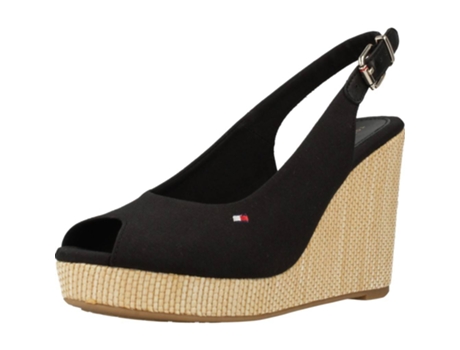 Zapatos de Mujer TOMMY HILFIGER Iconic Elena Sling Tecido Negro (41)