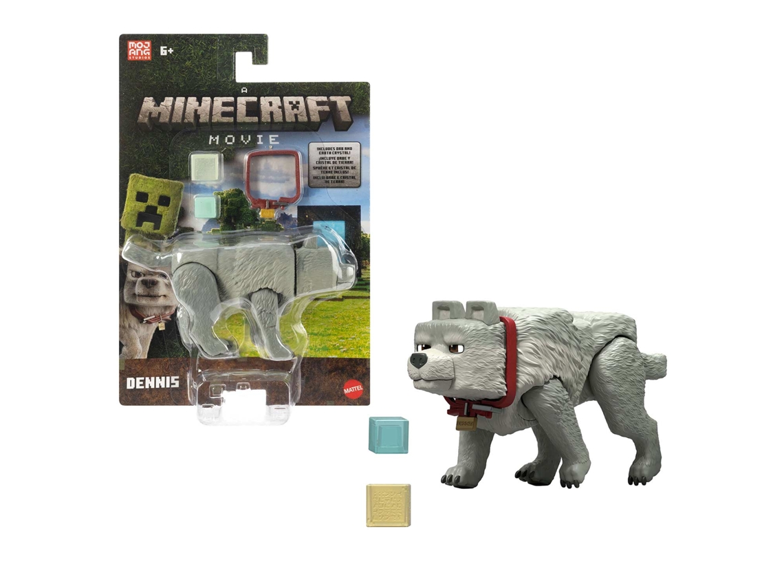 Figura de Minecraft Dennis 10 cm Mattel Jfr44/jfr59