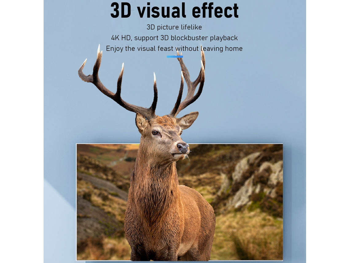 Divisor De Interfaz Multimedia 3d Hd 4k A 30 Hz Profesional Con Efectos Visuales, 1 Entrada, 4 Salidas.