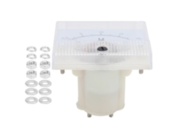 Voltímetro de CC 85C1 de 0-20 V con conector para estabilizadores de voltaje y cuadros de distribución.