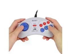 Consola de juegos portátil mini GOKOCO de 16 bits con mando turbo