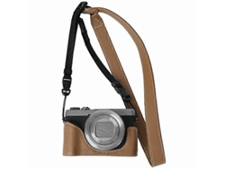 Estuche de cuero compatible con Canon PowerShot G7 X Mark III / G7 X Mark II con correa para el hombro Facpoet