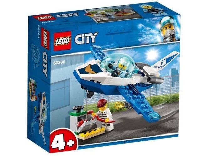 LEGO City: Jet de patrulla de la policía - 60206 (Edad Mínima: 4 - 54 Piezas)