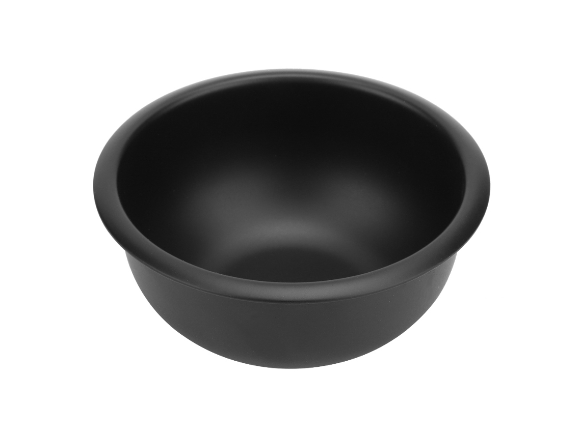 Taza Para Jabón De Afeitar Espumoso Portátil Espesado Para Hombres, Color Negro