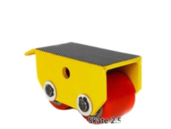 Carro de transporte, Capacidad de carga máxima 2,5 t, Dimensiones con asa 22*10*11 cm, Dimensiones sin asa 18*10*11 cm, Número de ruedas 2, Peso