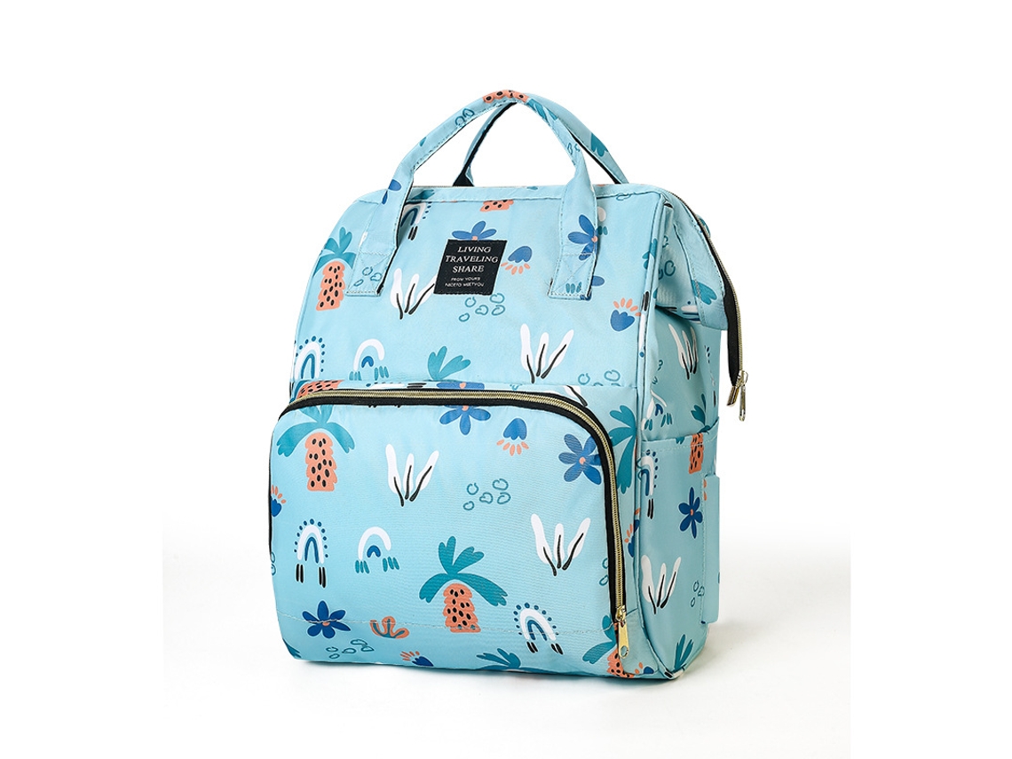Mochila De Maternidad Czhhmart Elegante Y Práctica Para Padres Modernos Azul