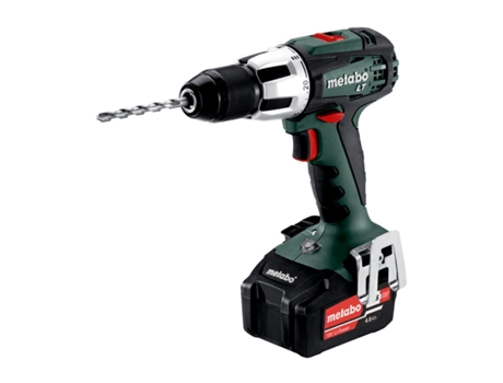 METABO SB 18 LT Taladro atornillador de percusión de batería/18V 2x Ion de litio; Cargador ASC 55; METABOX 145