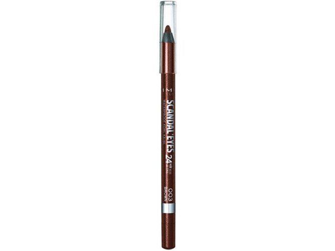 Lápiz de Ojos RIMMEL Escandalo 24H Khol Kajal 003 Castaños Waterproof