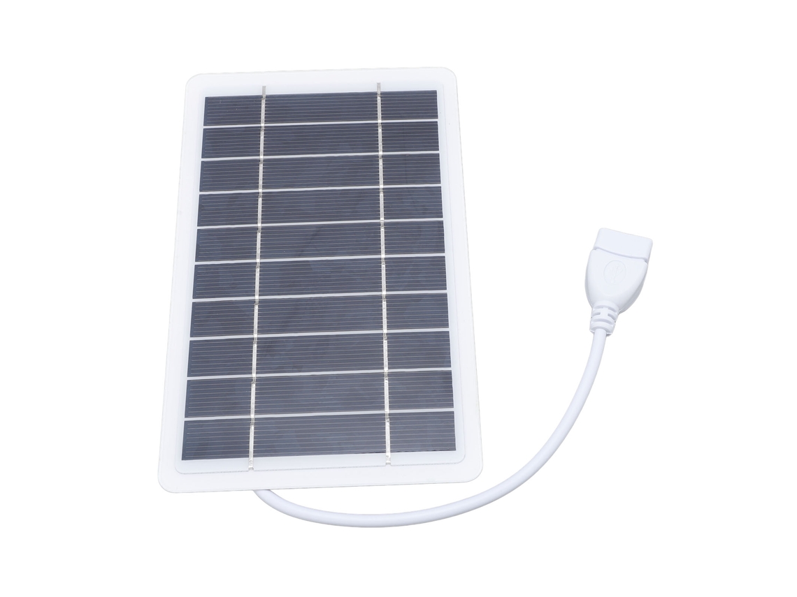 Cargador Portátil Con Panel Solar Y 2 Salidas Usb Para Teléfonos Móviles, Ideal Para Acampar, De Alta Eficiencia Y Fabricado Con Silicio Monocristalino.