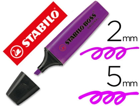 Marcador Fluorescente Stabilo Boss 70/55 Lavanda