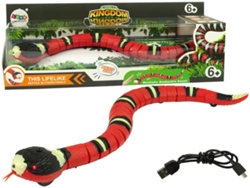 Snake Touch con control rojo y rayas negras B.active