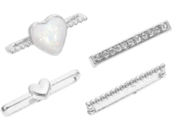 Juego de 4 anillos decorativos para correas de reloj, accesorios para relojes, anillos de repuesto, Gokoco