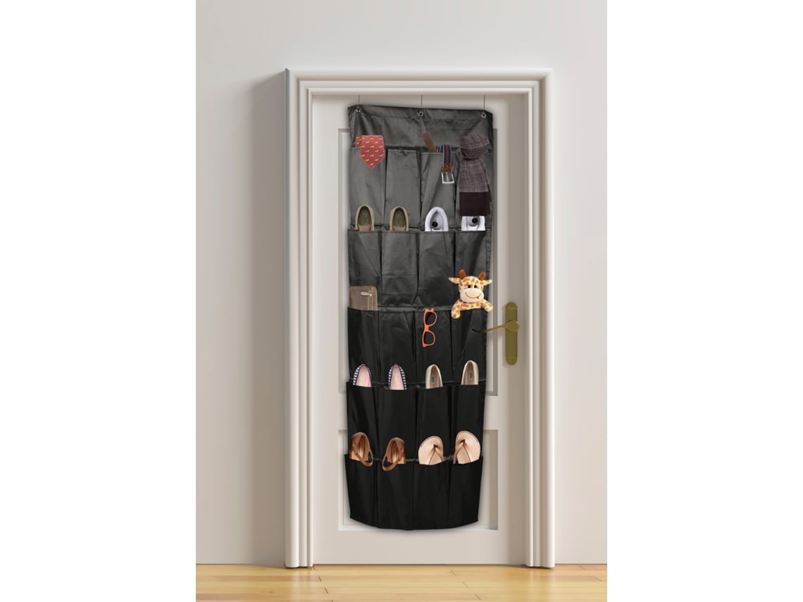 Organizador de Zapatos y Accesorios de Tela para Puerta - 20 Bolsillos