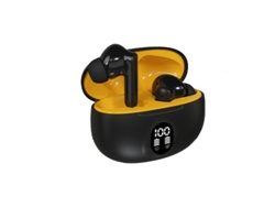 (preto) Fones De Ouvido Intra-auriculares Bluetooth 5.3, Estéreo Com Graves Potentes E Microfone Com Cancelamento De Ruído.