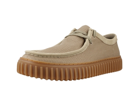 Zapatos de Hombre CLARKS Torhill Lo Tecido Marrón (42)