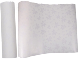 2 Rollos De Material Para Pantallas De Lámparas Diy, Pvc Translúcido Con Estampado De Hoja De Arce Blanca, Elegante Película Para Lámparas.
