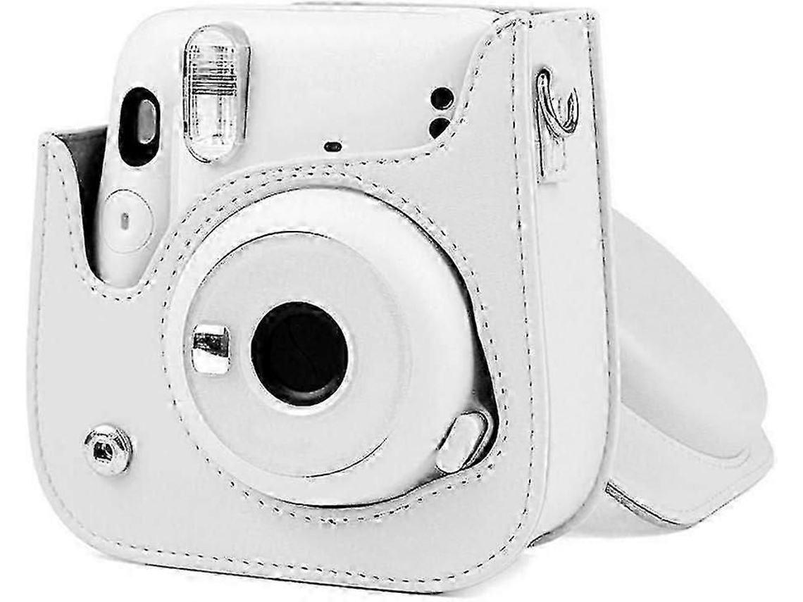 Minibolsa de moda para cámara, funda protectora sencilla y bonita para cámara Instax Mini 11 TAISHENGDA (blanca)
