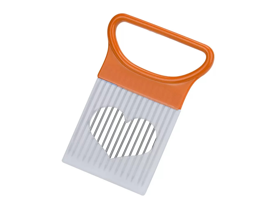 Cortador de cebolla naranja de acero inoxidable, utensilio de cocina ecológico, MDUG