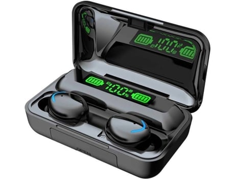 Auriculares Bluetooth True Wireless LOVEBABYLY F9-5C (In Ear - Micrófono - Noise Cancelling - Negro)