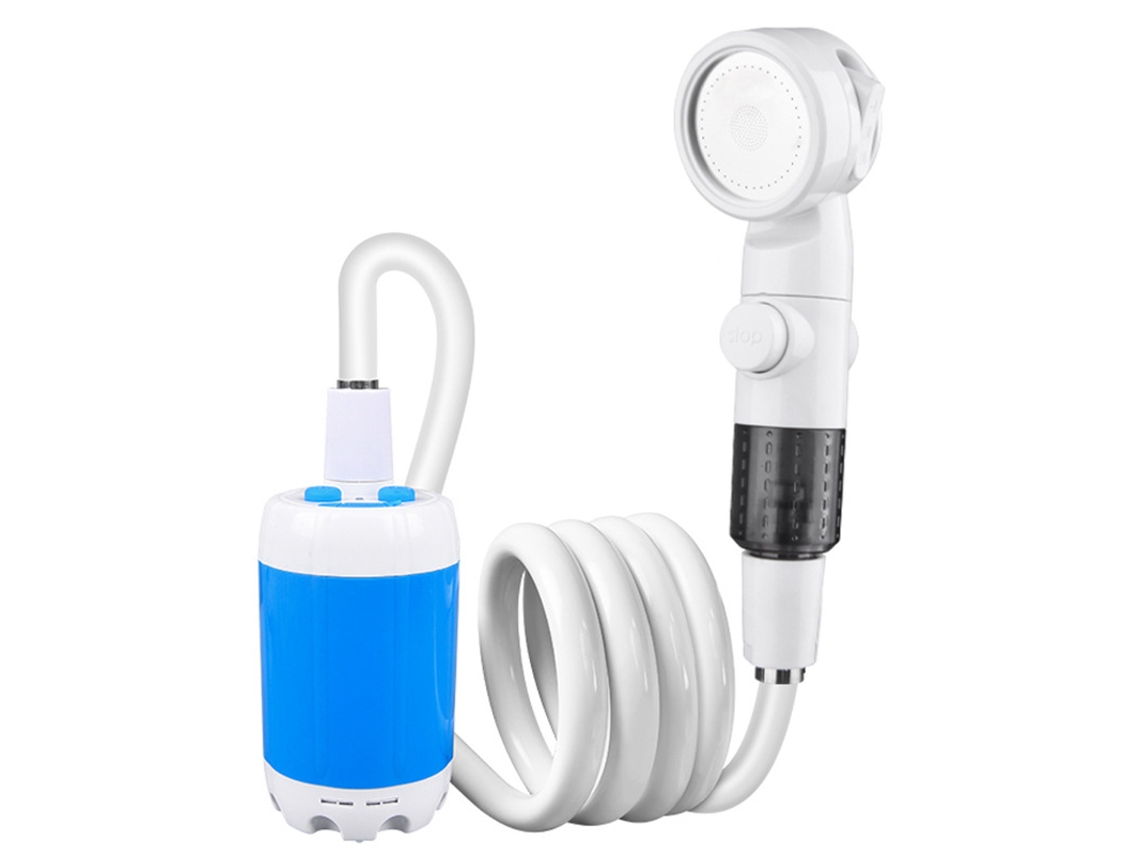 Bomba de ducha portátil para acampar al aire libre con caudal ajustable, bomba de agua recargable de 4000 mAh Siurn